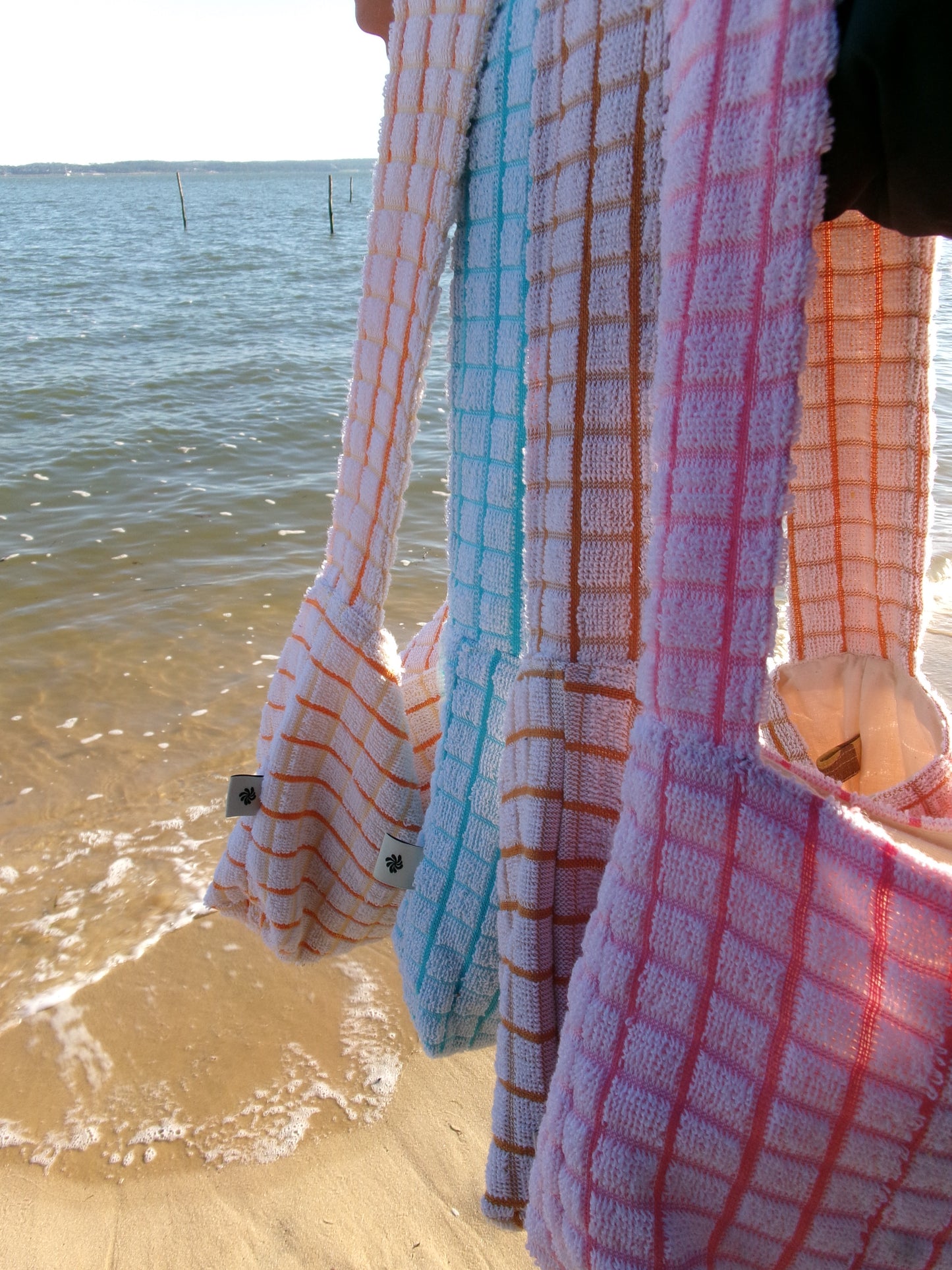 Mini Gelato - orange à carreaux